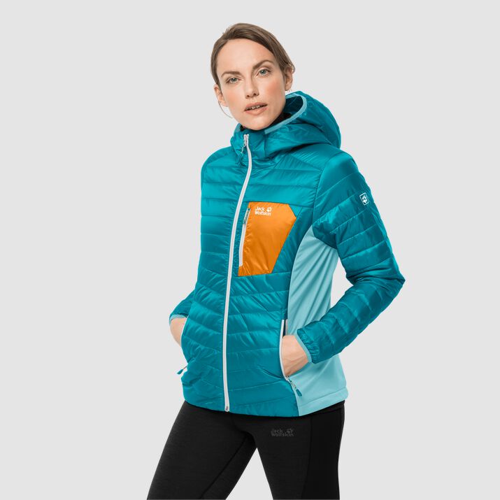 Jack Wolfskin Womens Routeburn Windproof Jacket Dark Green 385940RGP